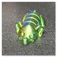 Farbe: dreifarbig<br />Material: PLA Silk<br />Düse: 0,4 mm