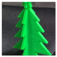 Farbe: grün<br />Material: PLA<br />Düse: 0,4 mm